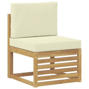 vidaXL Σειρά Καναπέ Εξωτερικού Λευκό 213,5x154,5x73cm Πολυεστέρας