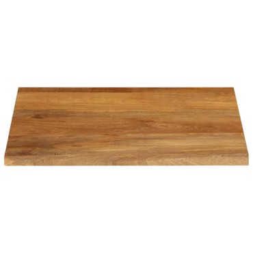 vidaXL Επιφάνεια Τραπεζιού 80x80x3,8cm Live Edge Μασίφ Ξύλο Μάνγκο 1 τεμ.