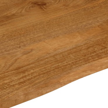 vidaXL Επιφάνεια Τραπεζιού 80x80x3,8cm Live Edge Μασίφ Ξύλο Μάνγκο 1 τεμ.