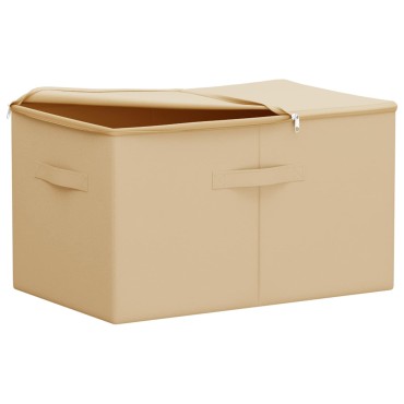 vidaXL Κουτί αποθήκευσης Ύφασμα (μη υφασμένο 55 x 35 x 32 εκ. 61,6 L