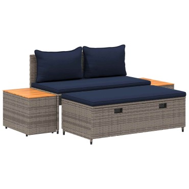 vidaXL Σειρά Καναπέ Εξωτερικού 4 -Seater 4 τεμ. 55x30x39 εκ
