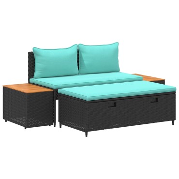 vidaXL Σειρά Καναπέ Εξωτερικού 4 -Seater 4 τεμ. 55x30x39 εκ