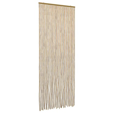vidaXL Κουρτίνα Πόρτας για Έντομα πολύχρωμο 90 x 200 cm Μπαμπού