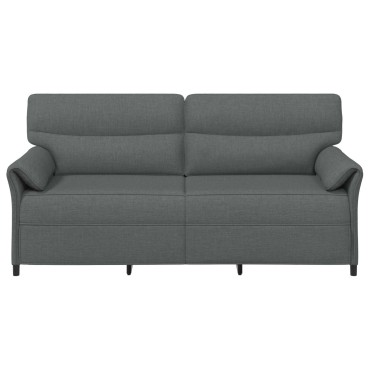 vidaXL Καναπές 100% πολυέστερ μεταλλικό πλαίσιο MDF, Κόντρα πλακέ