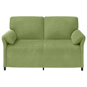 vidaXL Καναπές 2 ατόμων Ανοιχτό Πράσινο 158x83x95cm Βελούδο