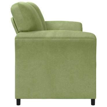 vidaXL Καναπές 2 ατόμων Ανοιχτό Πράσινο 158x83x95cm Βελούδο