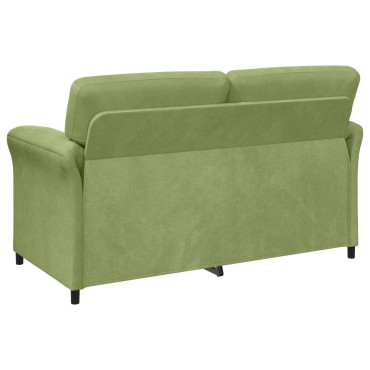 vidaXL Καναπές 2 ατόμων Ανοιχτό Πράσινο 158x83x95cm Βελούδο