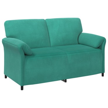 vidaXL Καναπές 2 ατόμων Τιρκουάζ 158x83x95cm Βελούδο