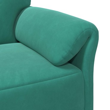 vidaXL Καναπές 2 ατόμων Τιρκουάζ 158x83x95cm Βελούδο