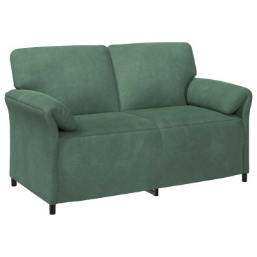 vidaXL Καναπές 2 ατόμων Θαλασσί 158x83x95cm Βελούδο
