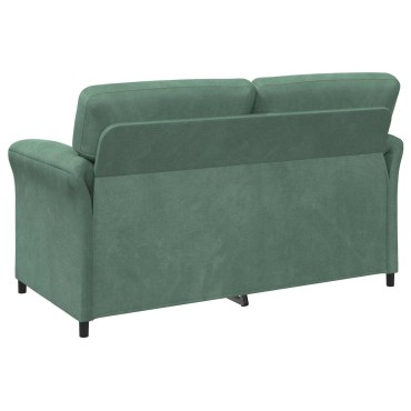 vidaXL Καναπές 2 ατόμων Θαλασσί 158x83x95cm Βελούδο
