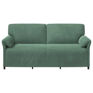 vidaXL 3-Θέσιος καναπές Θαλασσί 198x83x95cm Βελούδο