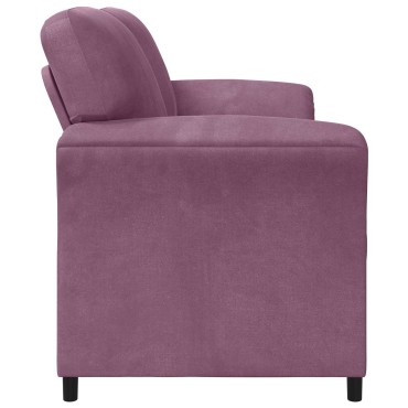 vidaXL 3-Θέσιος καναπές Μοβ 198x83x95cm Βελούδο