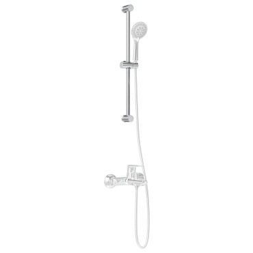 vidaXL Βάση Κεφαλής Ντους Χρωμέ 70 cm Ανοξείδωτο Ατσάλι