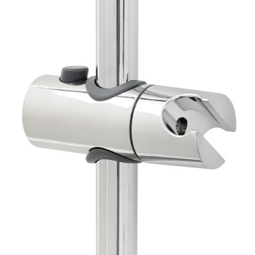 vidaXL Βάση Κεφαλής Ντους Χρωμέ 70 cm Ανοξείδωτο Ατσάλι