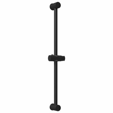 vidaXL Βάση Κεφαλής Ντους Μαύρο 70 cm Ανοξείδωτο Ατσάλι