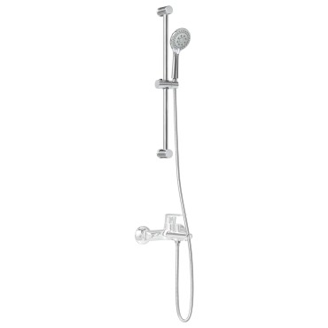 vidaXL Σετ Συστήματος Ντουζιέρας Χρωμέ 70 cm Ανοξείδωτο Ατσάλι