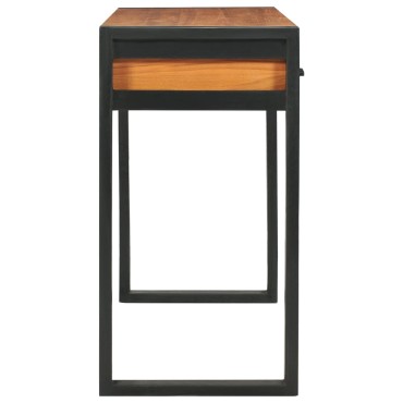 vidaXL Γραφείο με 2 Συρτάρια 100x40x75cm Ανακυκλωμένο Ξύλο Teak 1 τεμ.