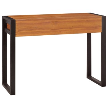 vidaXL Γραφείο με 2 Συρτάρια 100x40x75cm Ανακυκλωμένο Ξύλο Teak 1 τεμ.