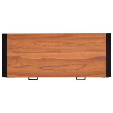 vidaXL Γραφείο με 2 Συρτάρια 100x40x75cm Ανακυκλωμένο Ξύλο Teak 1 τεμ.