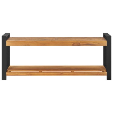 vidaXL Παγκάκι από Μασίφ Ξύλο Teak 120x30x50cm 1 τεμ.