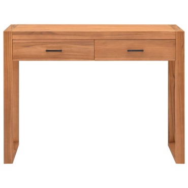 vidaXL Γραφείο με 2 Συρτάρια 100x40x75cm Ανακυκλωμένο Ξύλο Teak 1 τεμ.