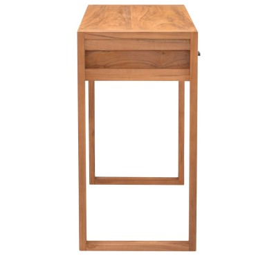 vidaXL Γραφείο με 2 Συρτάρια 100x40x75cm Ανακυκλωμένο Ξύλο Teak 1 τεμ.