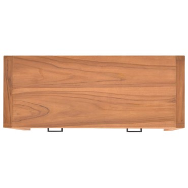 vidaXL Γραφείο με 2 Συρτάρια 100x40x75cm Ανακυκλωμένο Ξύλο Teak 1 τεμ.
