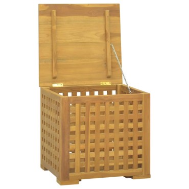 vidaXL Μπαούλο για Σχοινιά 40x40x40cm από Μασίφ Ξύλο Teak 1 τεμ.