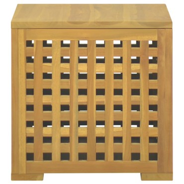vidaXL Μπαούλο για Σχοινιά 40x40x40cm από Μασίφ Ξύλο Teak 1 τεμ.