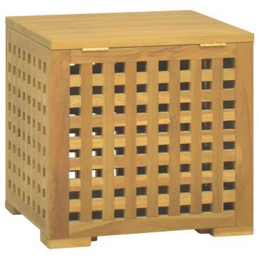 vidaXL Μπαούλο για Σχοινιά 40x40x40cm από Μασίφ Ξύλο Teak 1 τεμ.