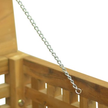 vidaXL Μπαούλο για Σχοινιά 40x40x40cm από Μασίφ Ξύλο Teak 1 τεμ.
