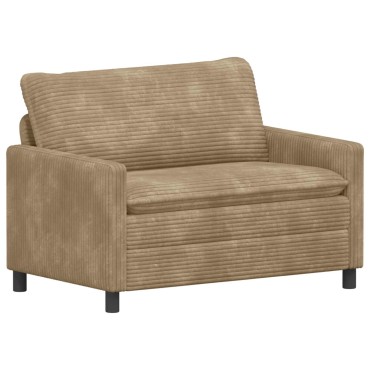 vidaXL Σετ Καναπέ 2 τεμ. Taupe Πολυεστέρας 126x81x87,5cm  Διθέσιος
