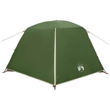 vidaXL Κατασκήνωση για Πεζοπορία Πράσινο 4 ατόμων
