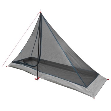 vidaXL Κατασκήνωση για Πεζοπορία Μπλε 222 x 85 x 125 εκ