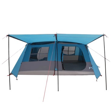 vidaXL Σκηνή τούνελ Μπλε 400 x 278 x 182 εκ