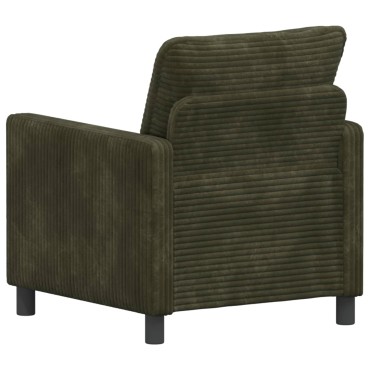 vidaXL Καναπές Πράσινο 76x81x87,5cm Πολυεστέρας