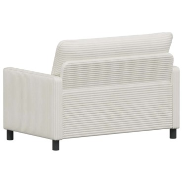 vidaXL Καναπές Κρεμ 126x81x87,5cm Πολυεστέρας