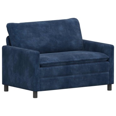vidaXL Καναπές Σκούρο μπλε 126x81x87,5cm Πολυεστέρας