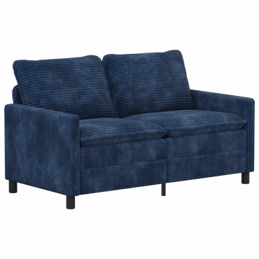 vidaXL Καναπές Σκούρο μπλε 156x81x87,5cm Πολυεστέρας