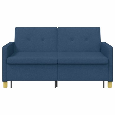 vidaXL Καναπές Κρεβάτι Μπλε Ύφασμα 154x94,5x80,5cm 1 τεμ. Γωνιακός