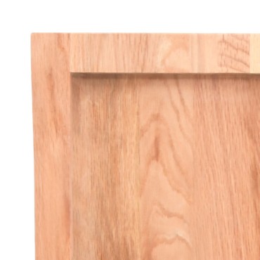 vidaXL Επιφ Τραπεζιού Αν Καφέ 180x50x(2-4)cm Ακατέργ. Μασίφ Ξύλο Δρυός 1 τεμ.
