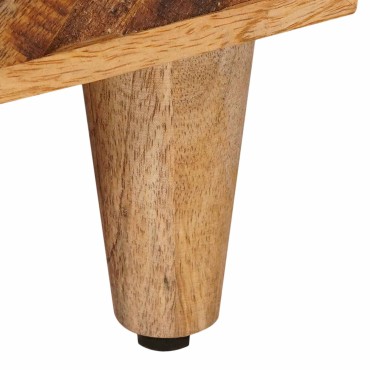 vidaXL Ντουλάπι Μπάνιου Καφέ 38x33,5x58cm Στερεό ξύλο μάνγκο