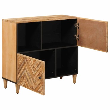vidaXL Ντουλάπες Αποθήκευσης Καφέ 80x33,5x75cm Στερεό ξύλο μάνγκο