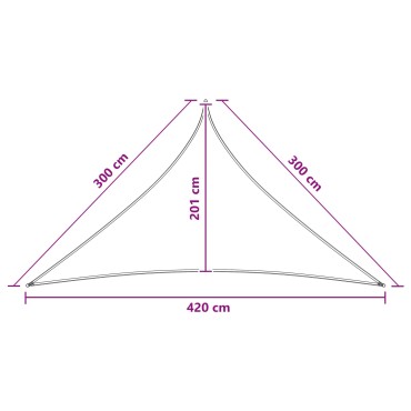 vidaXL Ικανότητα Σκίασης 3 x 3 x 4,2 m HDPE