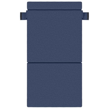vidaXL Κρεβάτι Καναπέ Αναδιπλούμενο Μπλε 70x72x60cm Ύφασμα