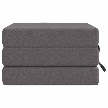 vidaXL Κρεβάτι Καναπέ Αναδιπλούμενο 75x63x45cm Ανοιχτό γκρι