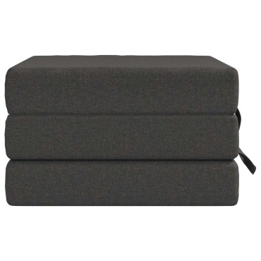 vidaXL Κρεβάτι Καναπέ Αναδιπλούμενο 75x63x45cm Σκούρο Γκρι