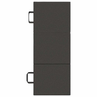 vidaXL Κρεβάτι Καναπέ Αναδιπλούμενο 75x63x45cm Σκούρο Γκρι