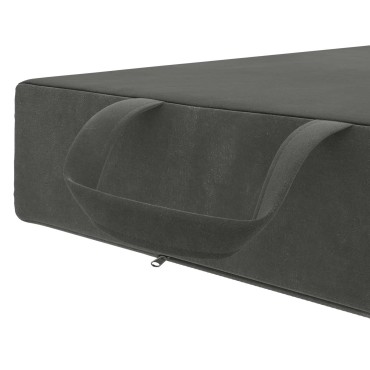 vidaXL Κρεβάτι Καναπέ Αναδιπλούμενο 75x63x45cm Σκούρο Γκρι